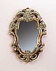 Antique Gold Finish Wall Mirror